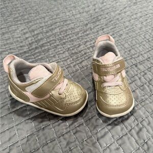 Tsukihoshi Gold/Rose Racer Toddler Shoes